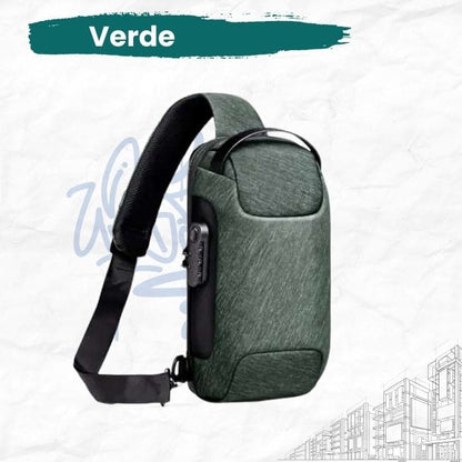 Bolso Impermeable Anti robo con Puerto de Carga