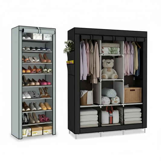 Combo Armario Ropero + Zapatero 