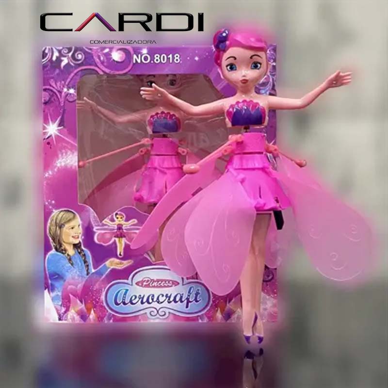 Hada Voladora con luces y sensor