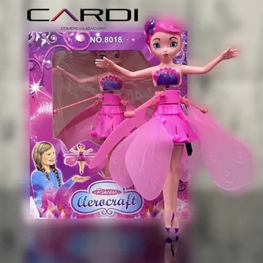 Hada Voladora con luces y sensor