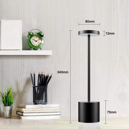 Lámpara Decorativa táctil Blanca y Negra