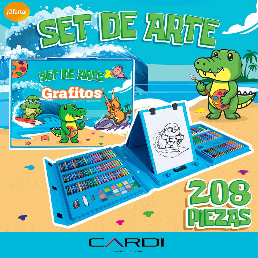 Set de Arte Infantil » 208 Piezas