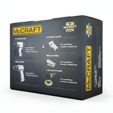 Combo Neumatico PN5 McCRAFT  (Pistola de Impacto, Taladro, Martillo, Mototool y Lijadora)