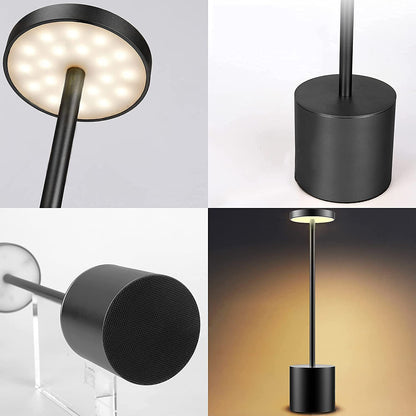 Lámpara Decorativa táctil Blanca y Negra