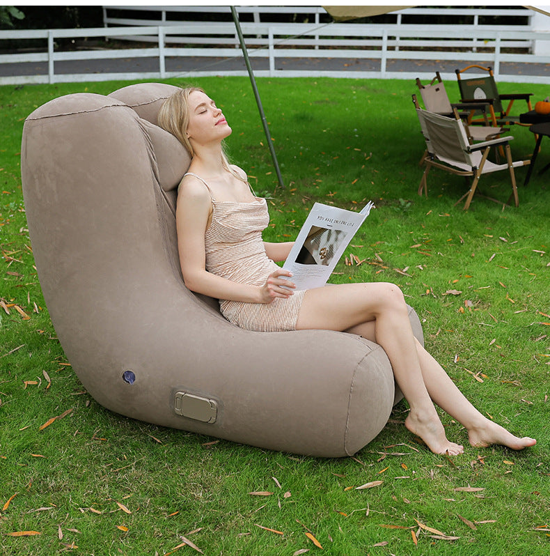 Silla Inflable Reclinable Mingchan con Almohada