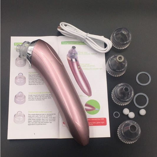 Removedor de Puntos Negros y Limpiador Facial Recargable