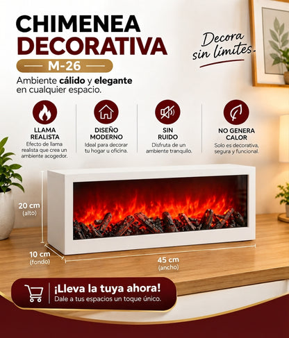 Chimenea Decorativa M-26 45x20 cm