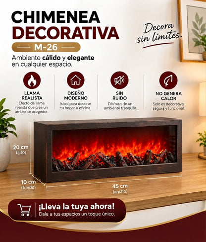 Chimenea Decorativa M-26 45x20 cm