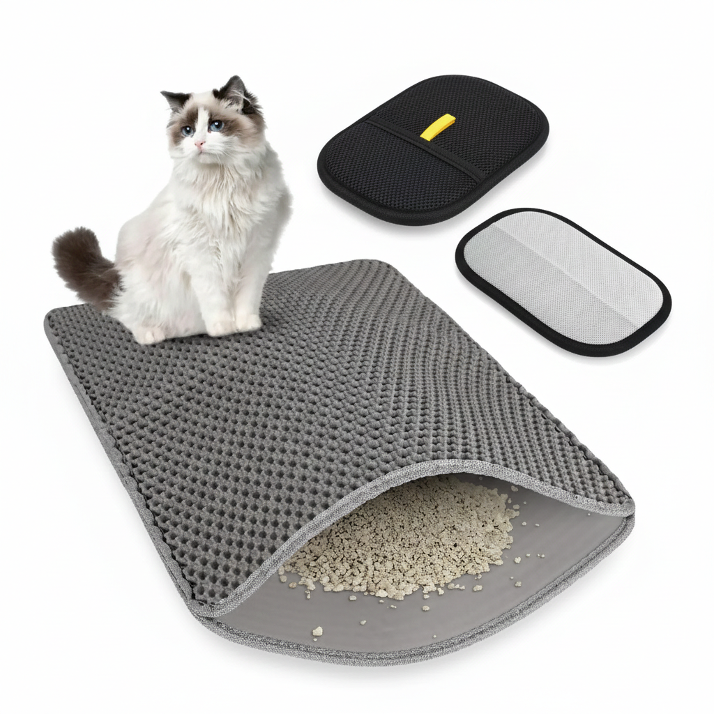 ¡!COMBO! Guante Quita pelo + Tapete Arenero