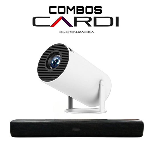 ¡COMBO! Proyector HY300 con X UPER TV + Barra de Sonido